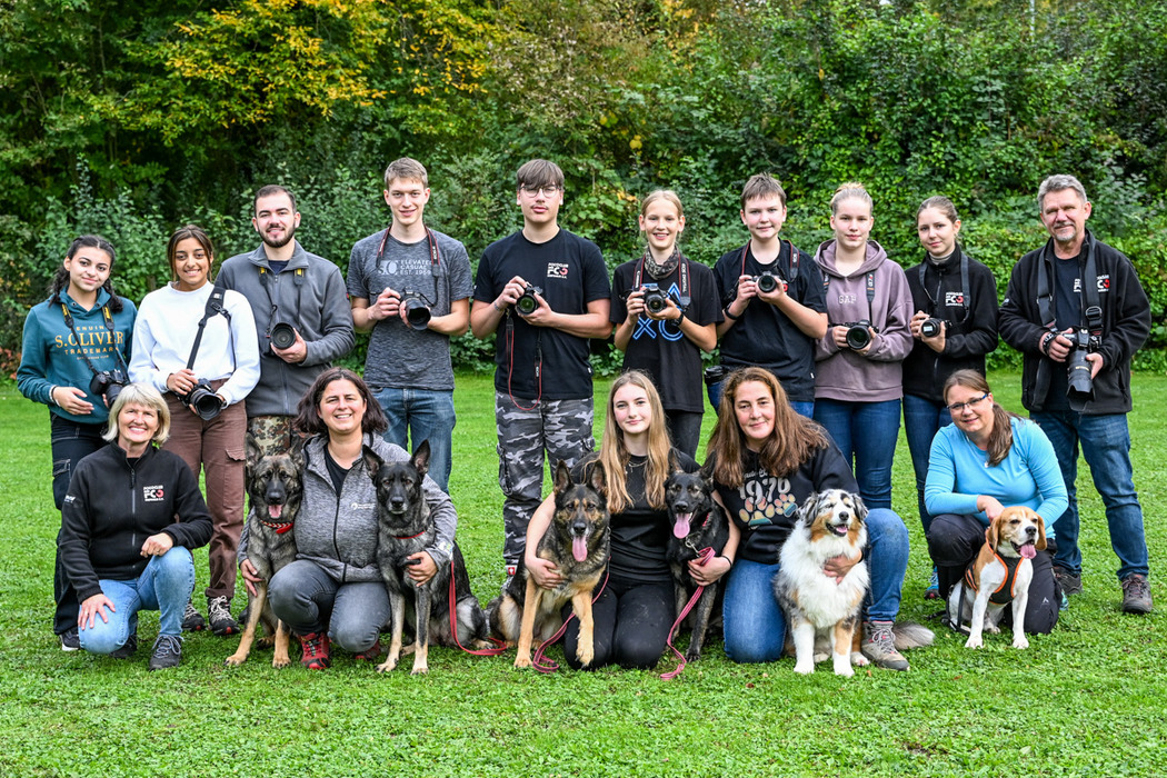 Gruppenbild Hundefotoshooting